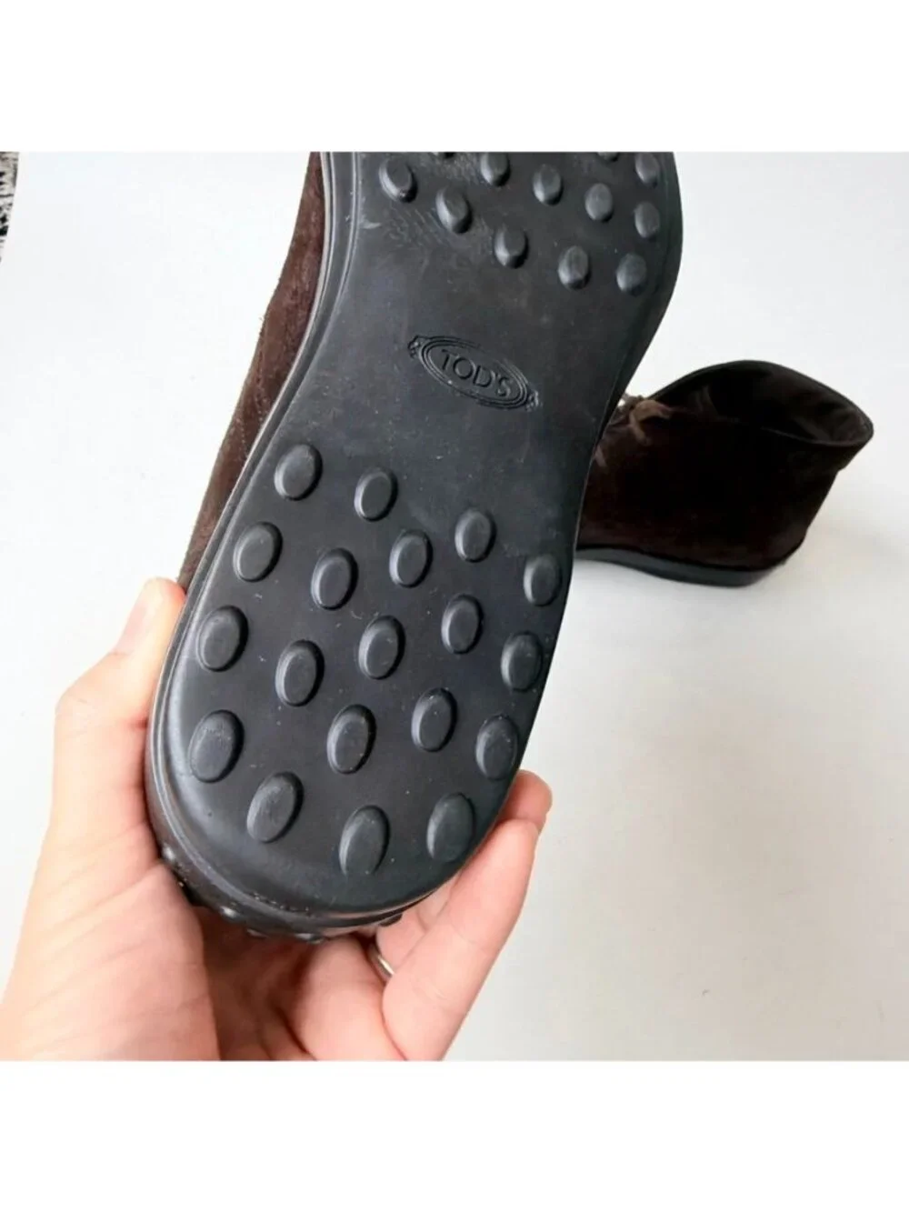 Tod's Quinn Ankle Chukka Boots Dark Brown Suede Men's 9